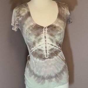 Tie Dye Peace Tee